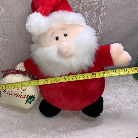 1991 America Wego Fiesta Concession Round 14" Santa Claus plush stuffed animal - Picture 8 of 10